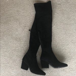 NEW Goodnight Macaroon over the knee boots Size 7